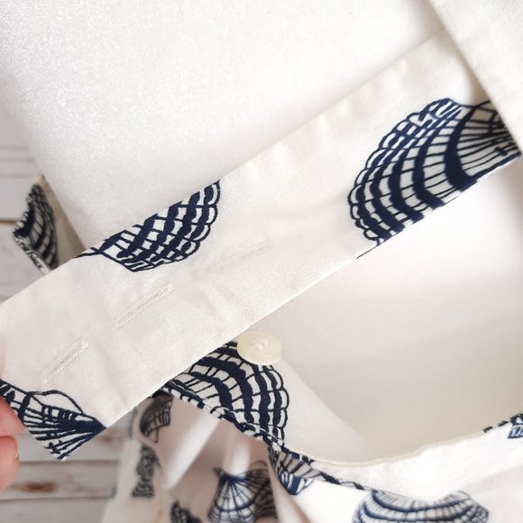 J. Crew Factory Sea Shell Print Maxi Sundress - Picture 10 of 12